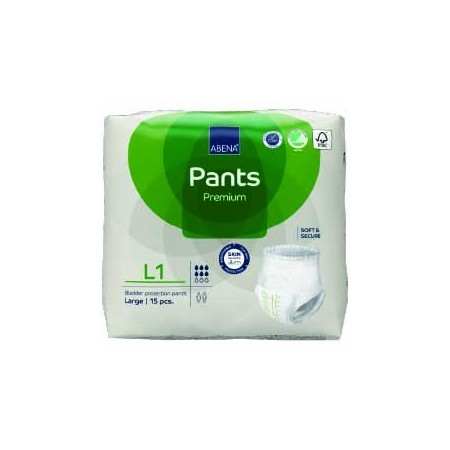 Abena Adult Diaper Pants Size L1 15Pcs