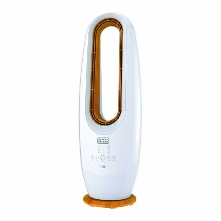 Black & Decker 2-in-1 LED Ring Bladeless Fan FBL85-B5 White 85cm White & Gold