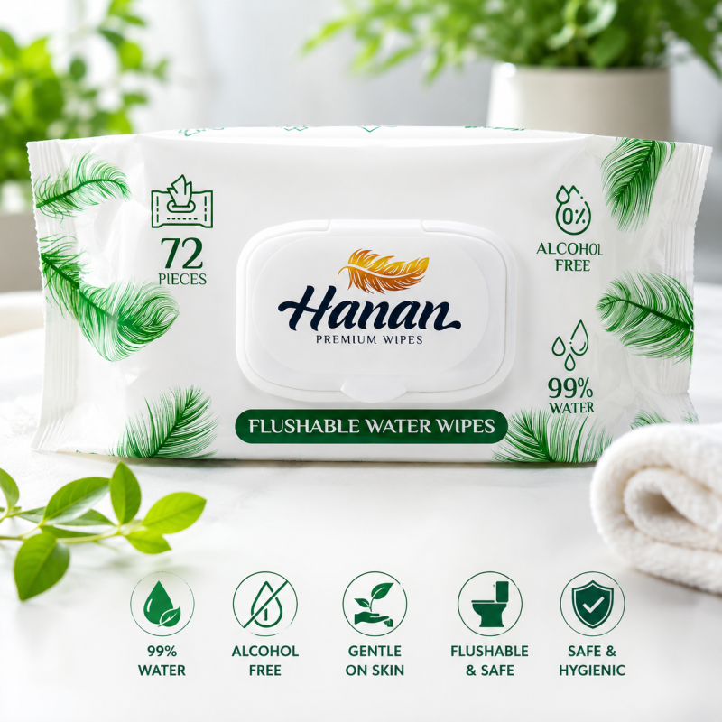 Hanan Antibacterial Wipes 80Pack
