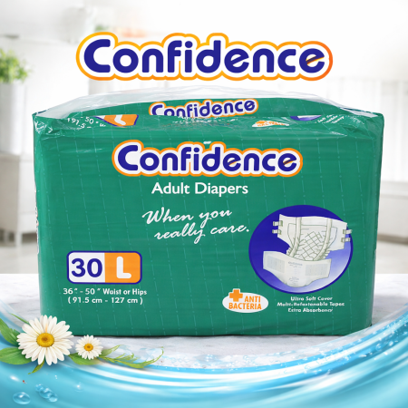 Confidence Jumbo Adult Diaper 30pck